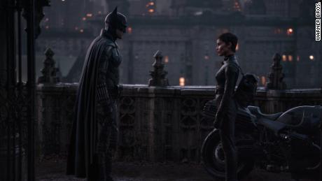 Robert Pattinson and Zoe Kravitz star in &quot;The Batman.&quot;