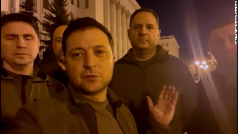 Zelensky posts video in the streets of Kyiv  