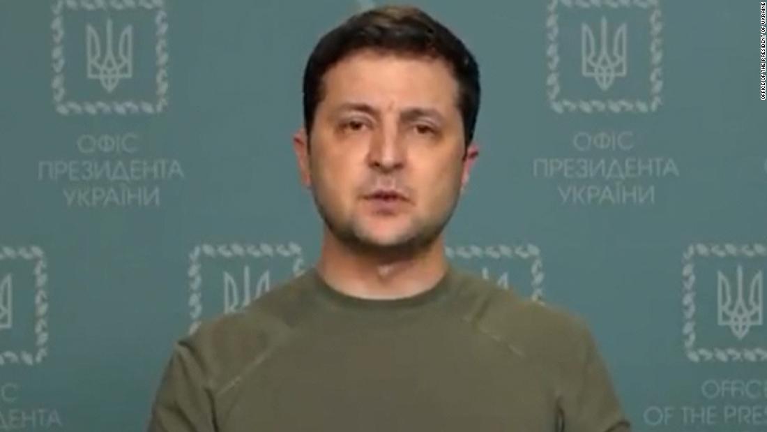 Zelensky posts defiant video vowing to defend Ukraine – CNN Video