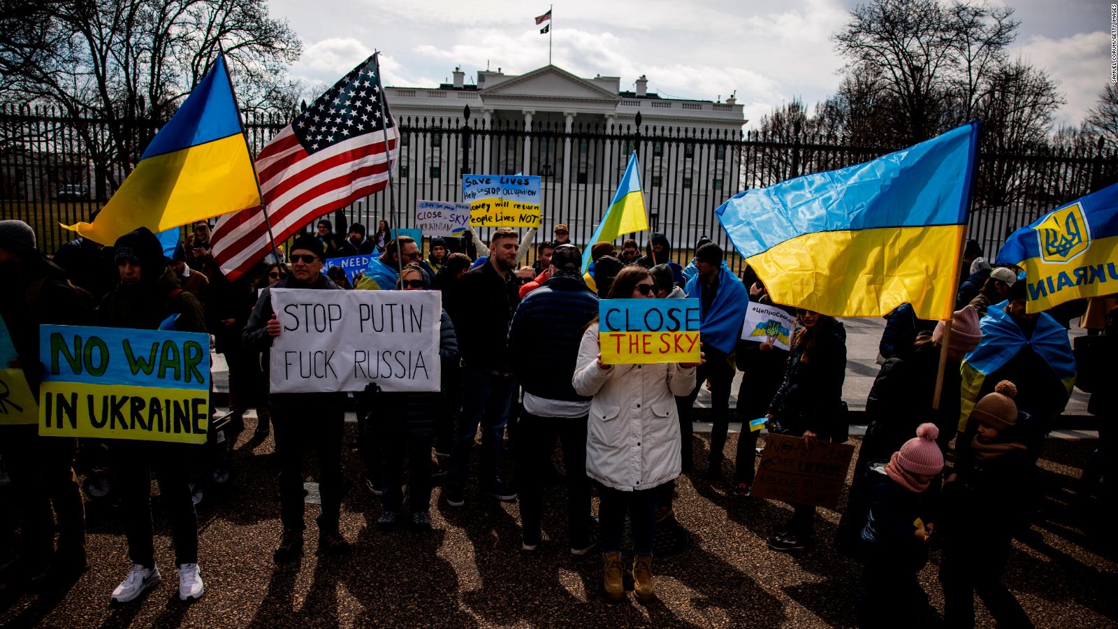 US Rallies In Support Of Ukraine: 'The Whole World Right Now Needs To ...