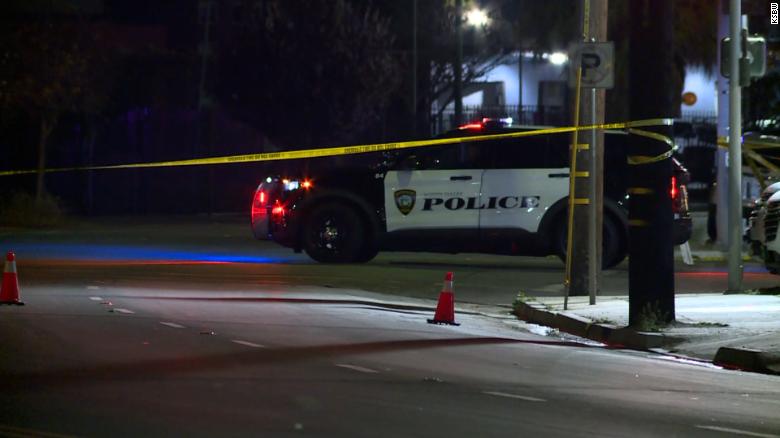 A California police officer was fatally shot while conducting a traffic stop, authorities say