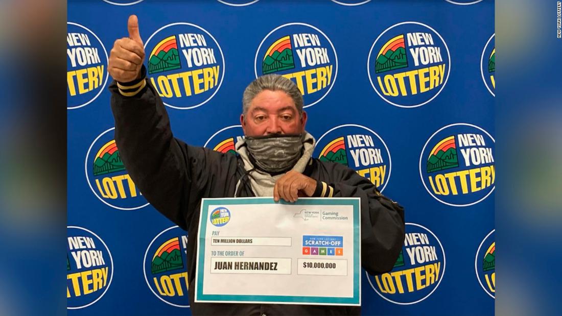 He just won a $10 million lottery for the second time – CNN