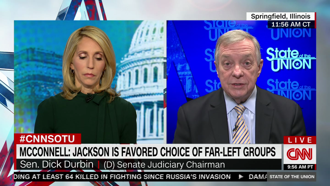 Durbin lays out plan to confirm Biden SCOTUS pick  – CNN Video