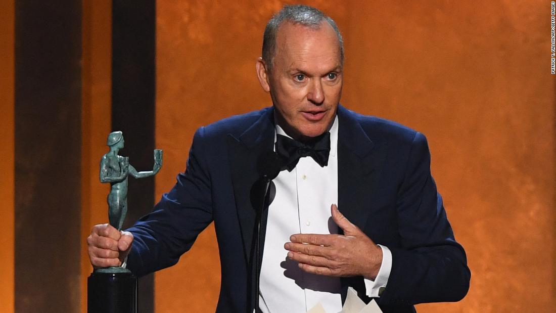 Michael Keaton dedicates 'Dopesick' SAG Award to nephew who died from addiction