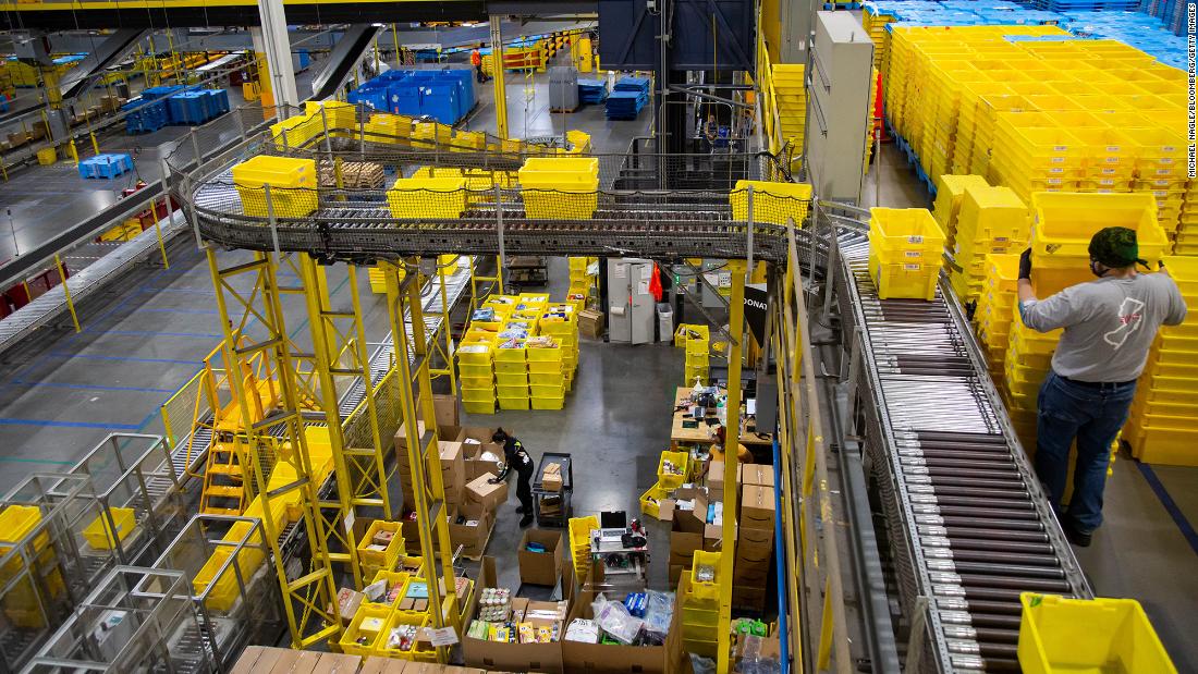 Amazon will no longer require US warehouse employees to wear masks