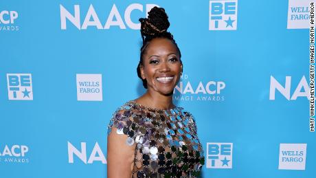 Erika Alexander attends the 53rd NAACP Image Awards Live Show Screening on February 26 in LA. 