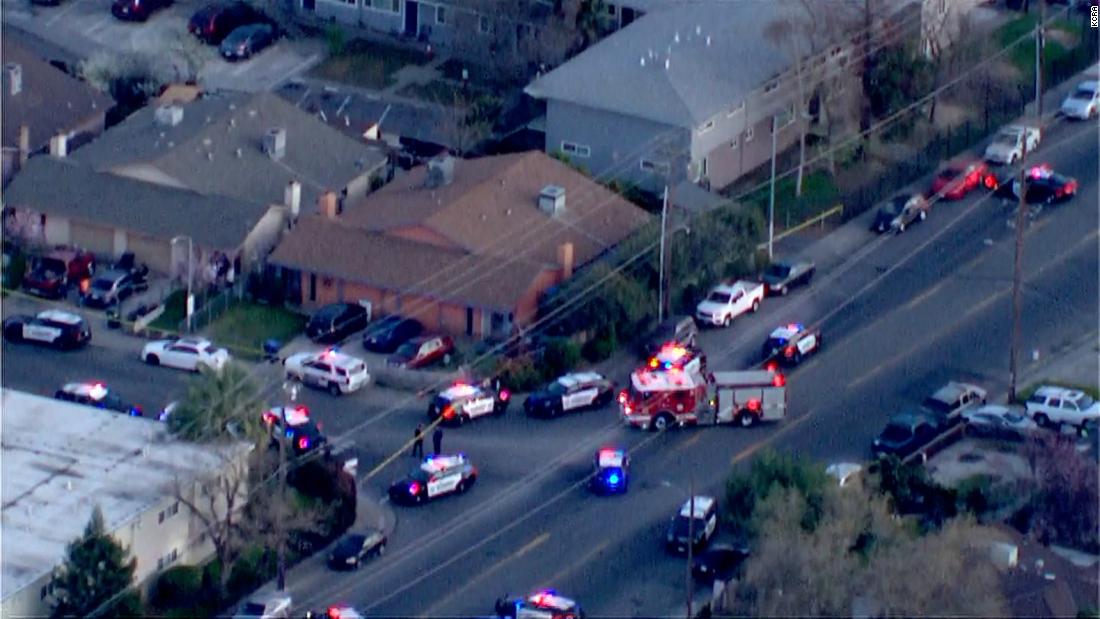 5 people are dead after an apparent murder-suicide shooting at a church in Sacramento, California, police say