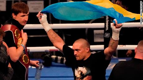 Oleksandr Usyk: 'My soul belongs to the Lord and my body and my honor to my country,'  says the heavyweight champion after joining the Ukrainian defense battalion