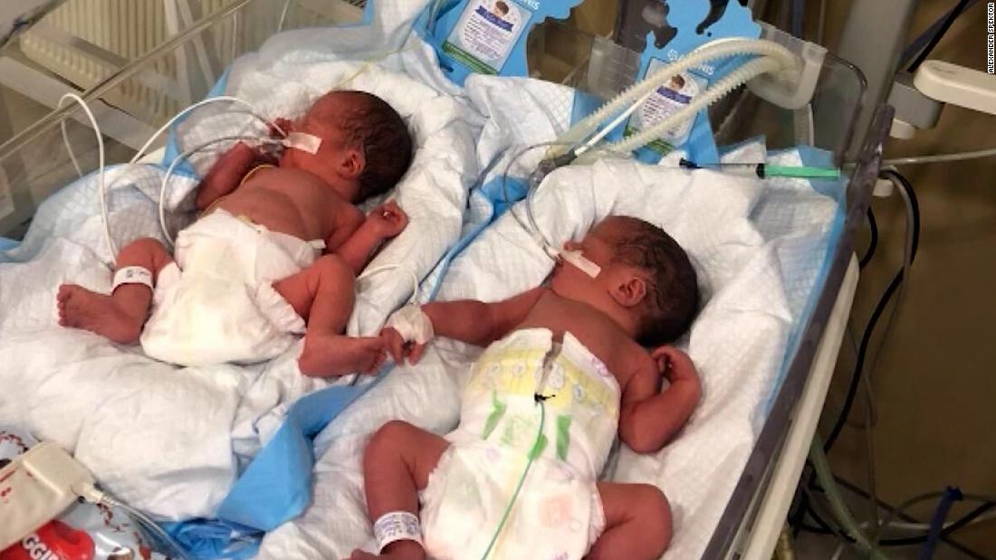 American father scrambles to get twins born via surrogate out of Kyiv  – CNN Video