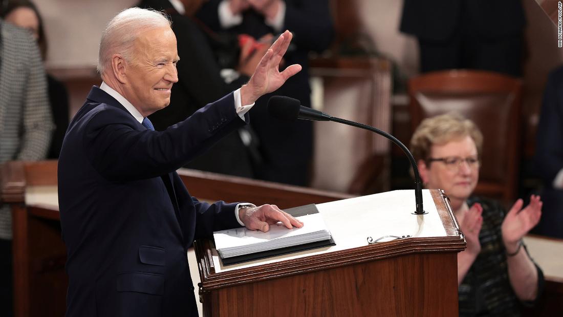 In pictures: Biden's first State of the Union address