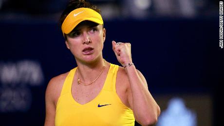 Tennis player Elina Svitolina said that all the prize money she wins at the Monterrey Open will go to the Ukrainian army