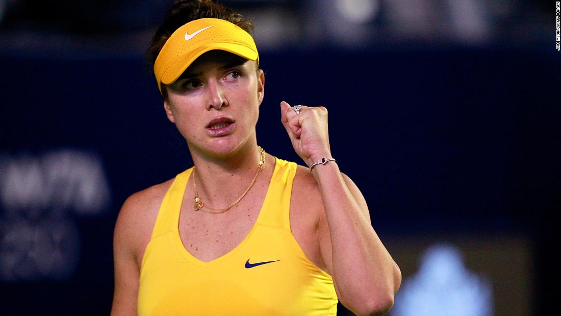 Ukrainian tennis star on a 'mission' to help war-torn country