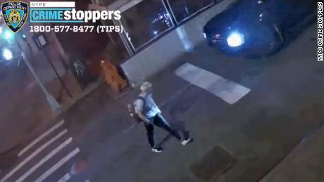 NYPD Crime Stoppers released surveillance video after the February attack. 