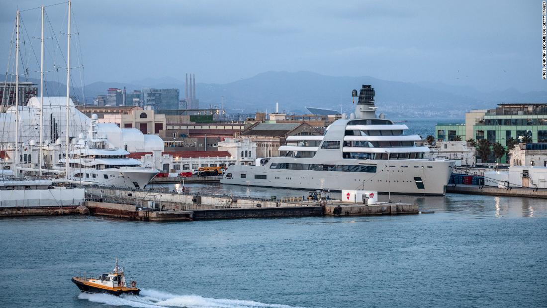 Where yachts owned by Russian oligarchs are right now