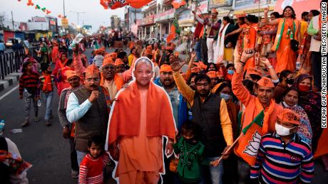 An election in India's most populous state sparks Covid-19 fury against Hindu nationalism