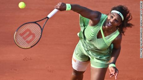 Williams is playing in the 2021 French Open.