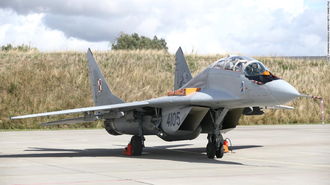 El Pentágono dice que la propuesta de Polonia de transferir aviones de combate MiG-29 a Estados Unidos para suministrarlos a Ucrania «no es impresionante».
