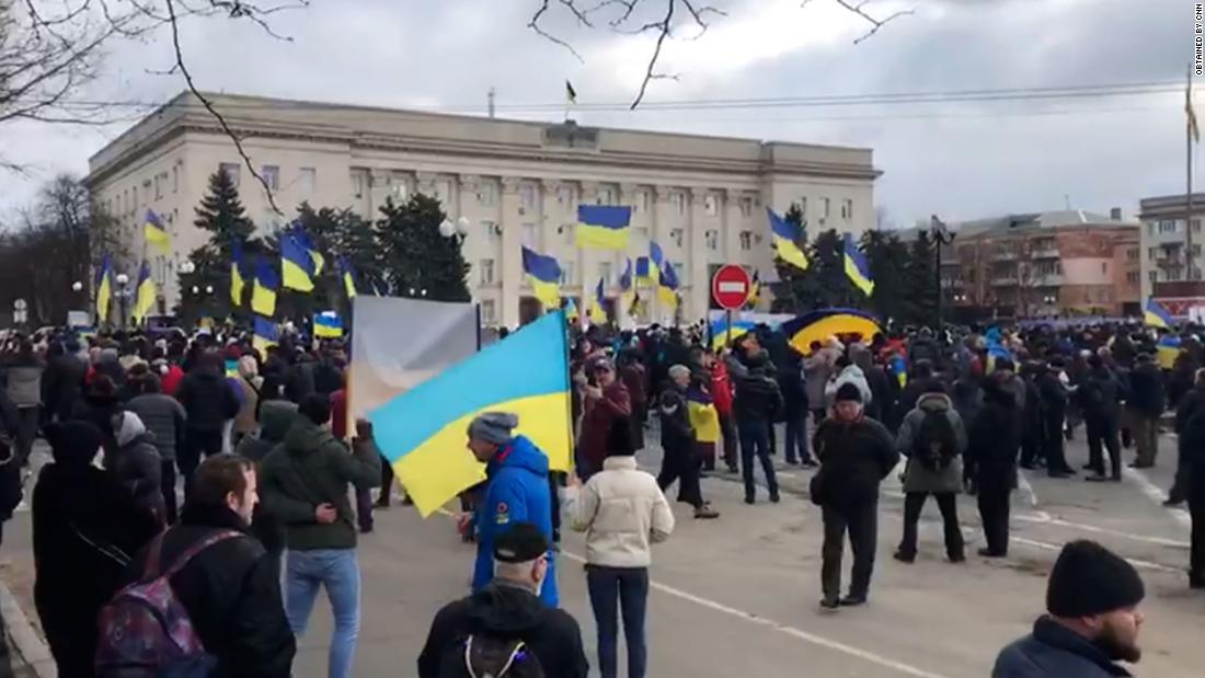러시아가 지배하는 우크라이나에서 반항과 반란이 만연하다