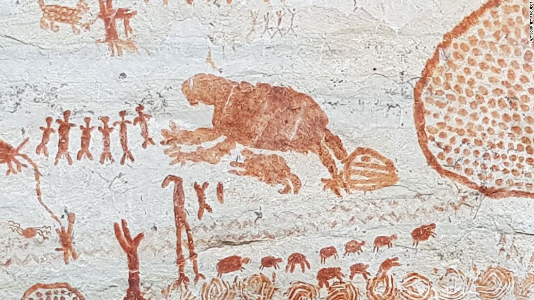 El controvertido arte rupestre de la selva amazónica podría representar gigantes extintos de la Edad del Hielo