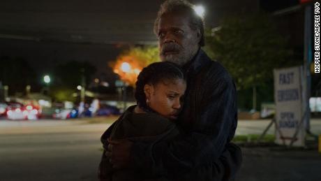 (From left) Dominique Fishback and Samuel L. Jackson are shown in &quot;The Last Days of Ptolemy Grey.&quot;
