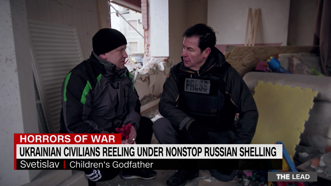 Increasingly desperate Ukrainian civilians are reeling under constant Russian shelling. CNN’s Matthew Chance visits a bombed-out home where the family miraculously survived – CNN Video