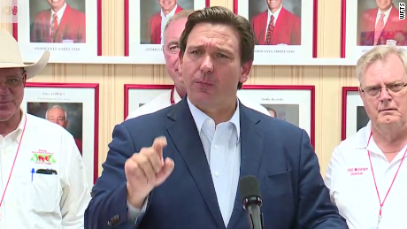 DeSantis confronts reporter as students statewide protest &#39;Don&#39;t Say Gay&#39; bill