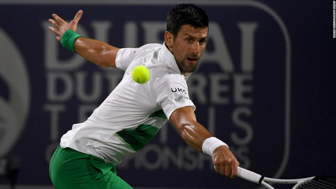 Novak Djokovic in the draw for Indian Wells, but his status remains unclear