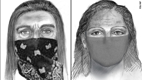 Two sketches released by the FBI were based on Papini&#39;s description of her alleged abductors.