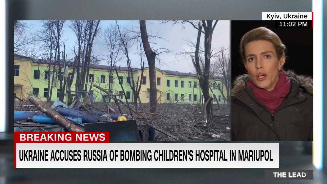 Ukraine accuses Russia of bombing a children’s and maternity hospital in the city of Mariupol – CNN Video