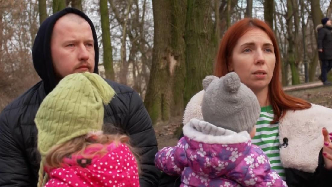 Couple tries to keep life normal for kids amid displacement by Russians in Ukraine – CNN Video