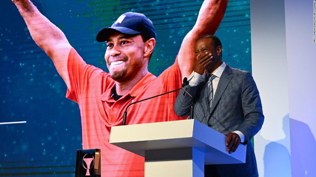 Tiger Woods inducted into the World Golf Hall of Fame