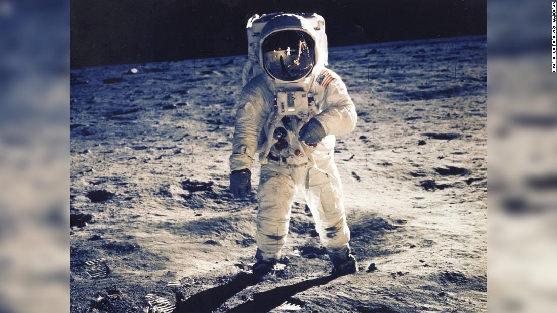 Photo of Aldrin moon