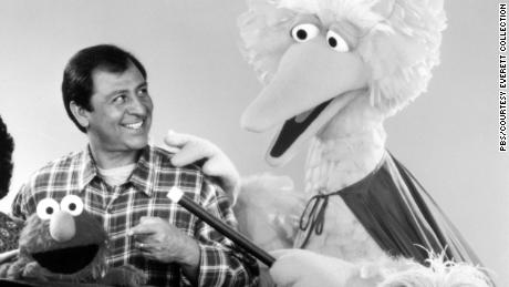 Emilio Delgado with Big Bird on &quot;Sesame Street.&quot; (PBS/ Courtesy: Everett Collection).