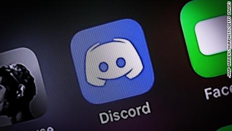 The Discord app as seen on an iPhone