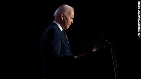 US President Joe Biden speaks at the House Democratic Caucus Issues Conference in Philadelphia, Pennsylvania, on March 11, 2022. (Photo by Jim WATSON / AFP) (Photo by JIM WATSON/AFP via Getty Images)