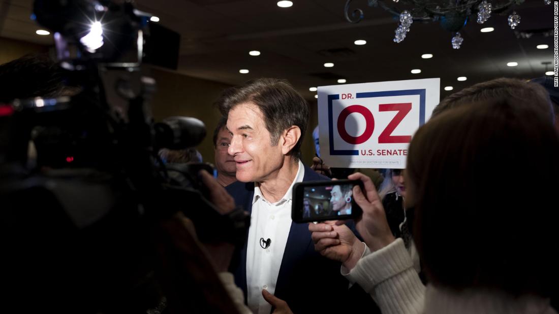 Dr. Oz supported health insurance mandates and promoted Obamacare before Senate run 