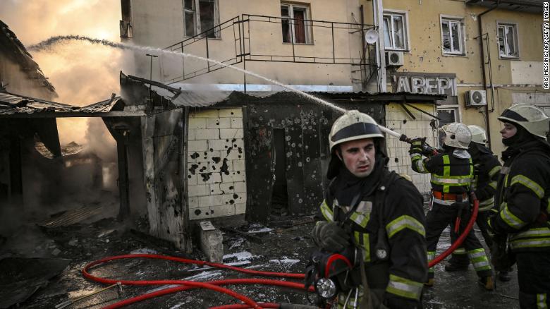 Russia intensifies strikes around Kyiv as it warns US against arming Ukraine
