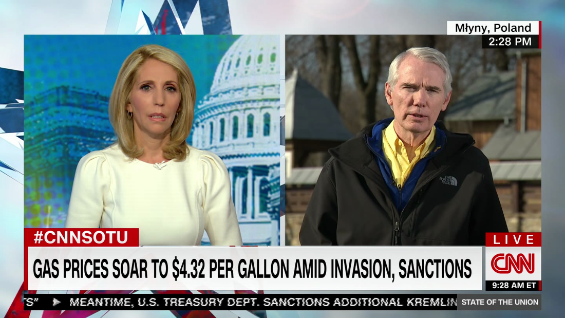 Dana Bash presses GOP senator on blame for high gas prices – CNN Video