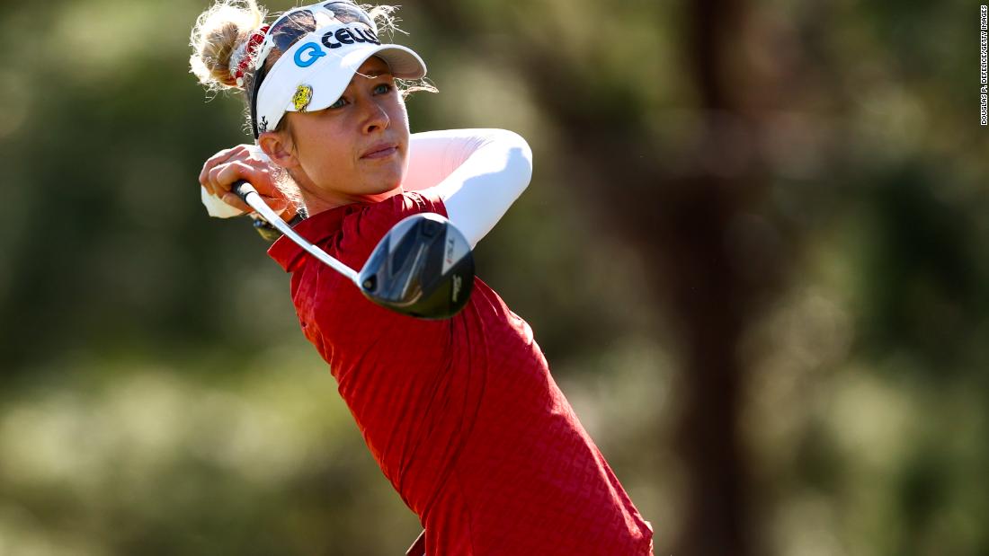World No. 2 golfer Nelly Korda receiving treatment for a blood clot 