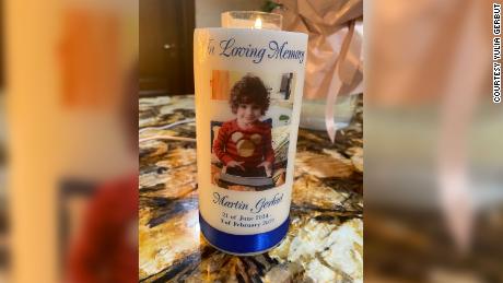 Yulia Gerbut fled Ukraine with a special candle to memorialize the life of her son Martin.