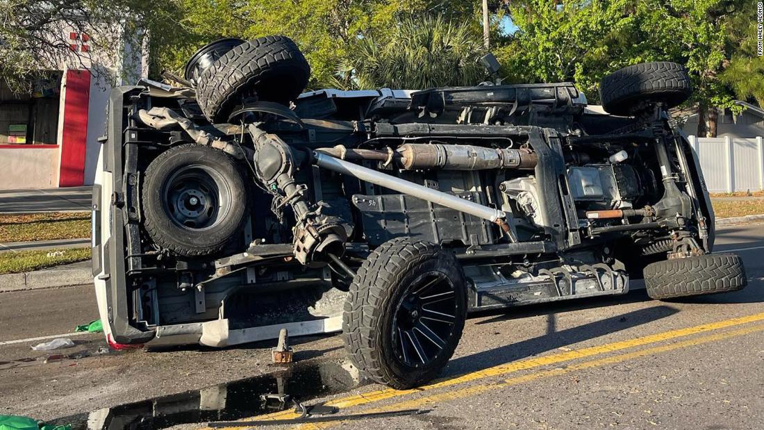 Mets star Pete Alonso says he is thankful to be alive after his truck was hit and flipped several times