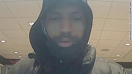 The Washington, DC, Metropolitan Police Department released this photo of a man suspected of shooting five homeless men in DC and New York City.