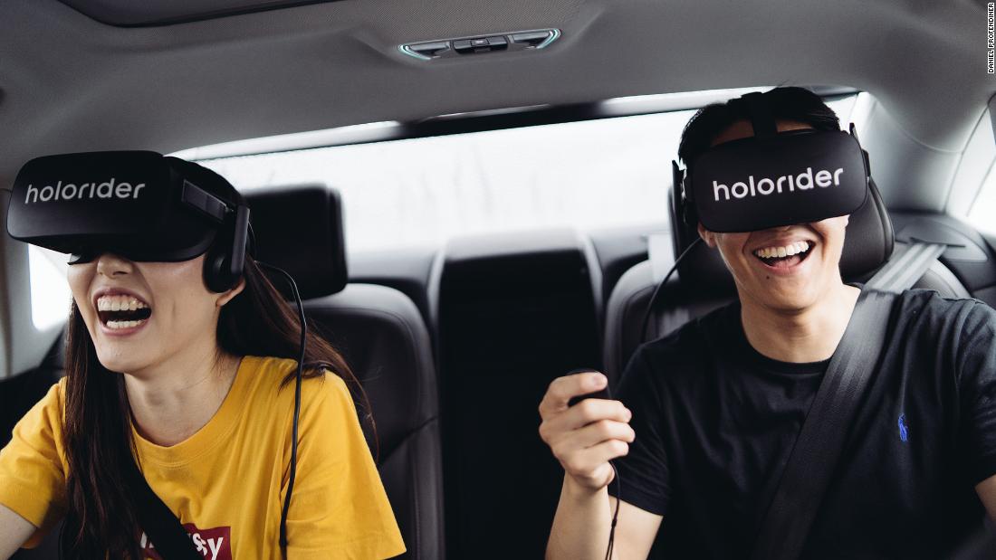 VR headsets are headed to your car's backseat