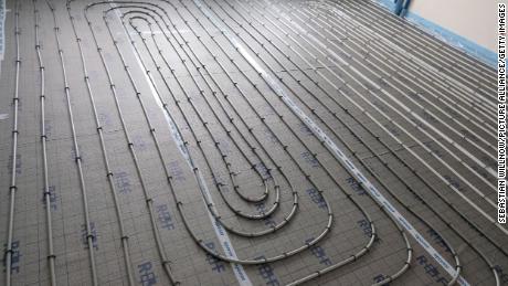 Underfloor heating is a cost-effective way to warm your home.