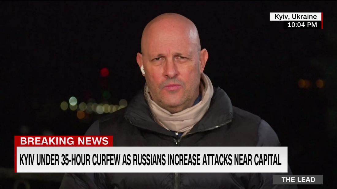 Kyiv under 35-hour curfew as Russians increase attacks near capital – CNN Video