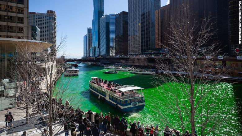 Why Chicago dyes its river green for St. Patrick’s Day