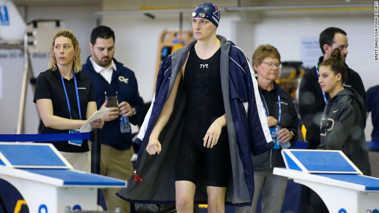 Swimmer Lia Thomas favored to become first transgender athlete to win an NCAA D-I title