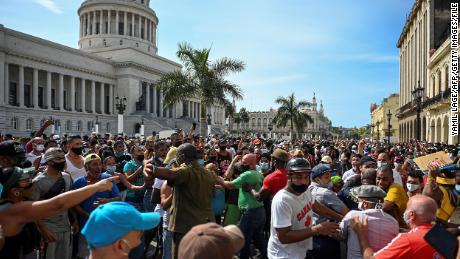 Cuban anti-government protesters sentenced to 30 years in prison