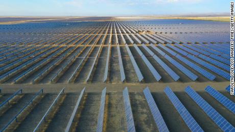 The Westlands Solar Farm near Lemoore, California.