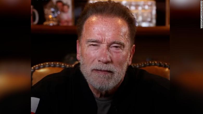 Arnold Schwarzenegger makes direct appeal to Russian troops in video
